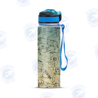 Thumbnail for Retro Airplanes & Text Designed Sports Kettles