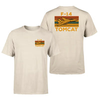 Thumbnail for Retro F-14 Tomcat design on beige double side