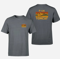 Thumbnail for Retro F-14 Tomcat design on gray double side