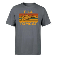 Thumbnail for Retro F-14 Tomcat design on gray single side