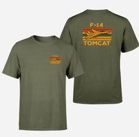 Thumbnail for Retro F-14 Tomcat design on green army double side