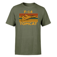 Thumbnail for Retro F-14 Tomcat design on green army single side