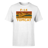 Thumbnail for Retro F-14 Tomcat design on white single side