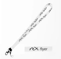 Thumbnail for Rex Airlines lanyard - white