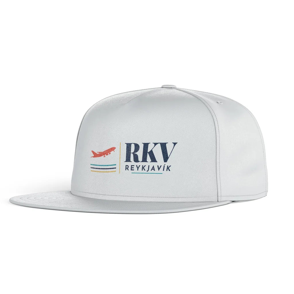 Reykjavík Airport (RKV) snapback - white