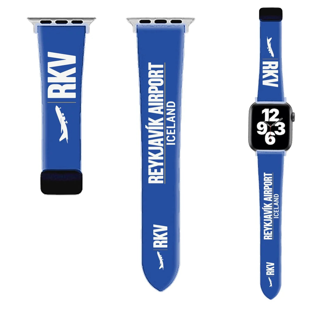 WBV6 | Reykjavík Airport RKV | Blue (Magnetic Band)