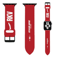 Thumbnail for WBV6 | Reykjavík Airport RKV | Red (Metal Buckle)