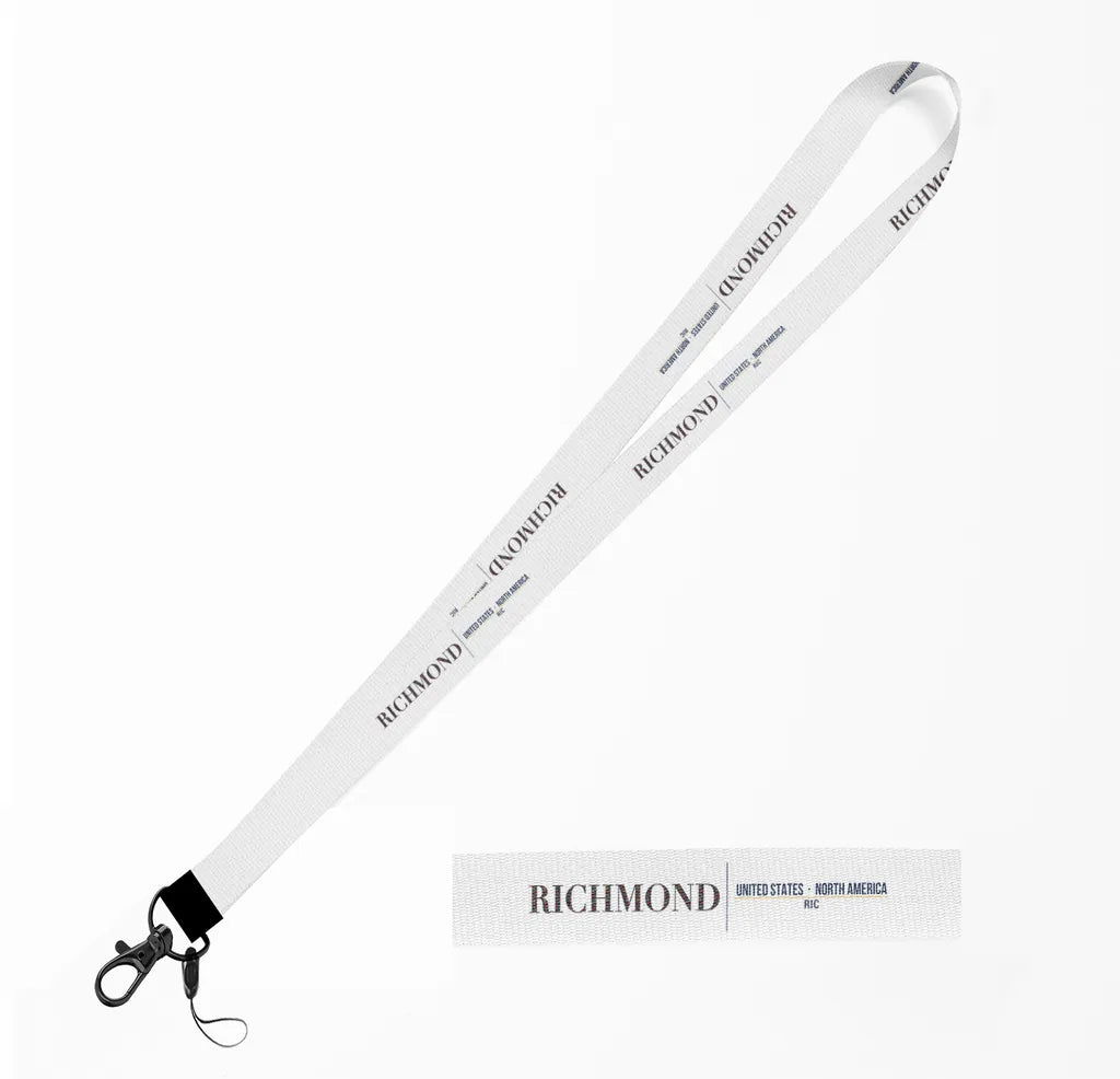 Richmond City Series lanyard - white