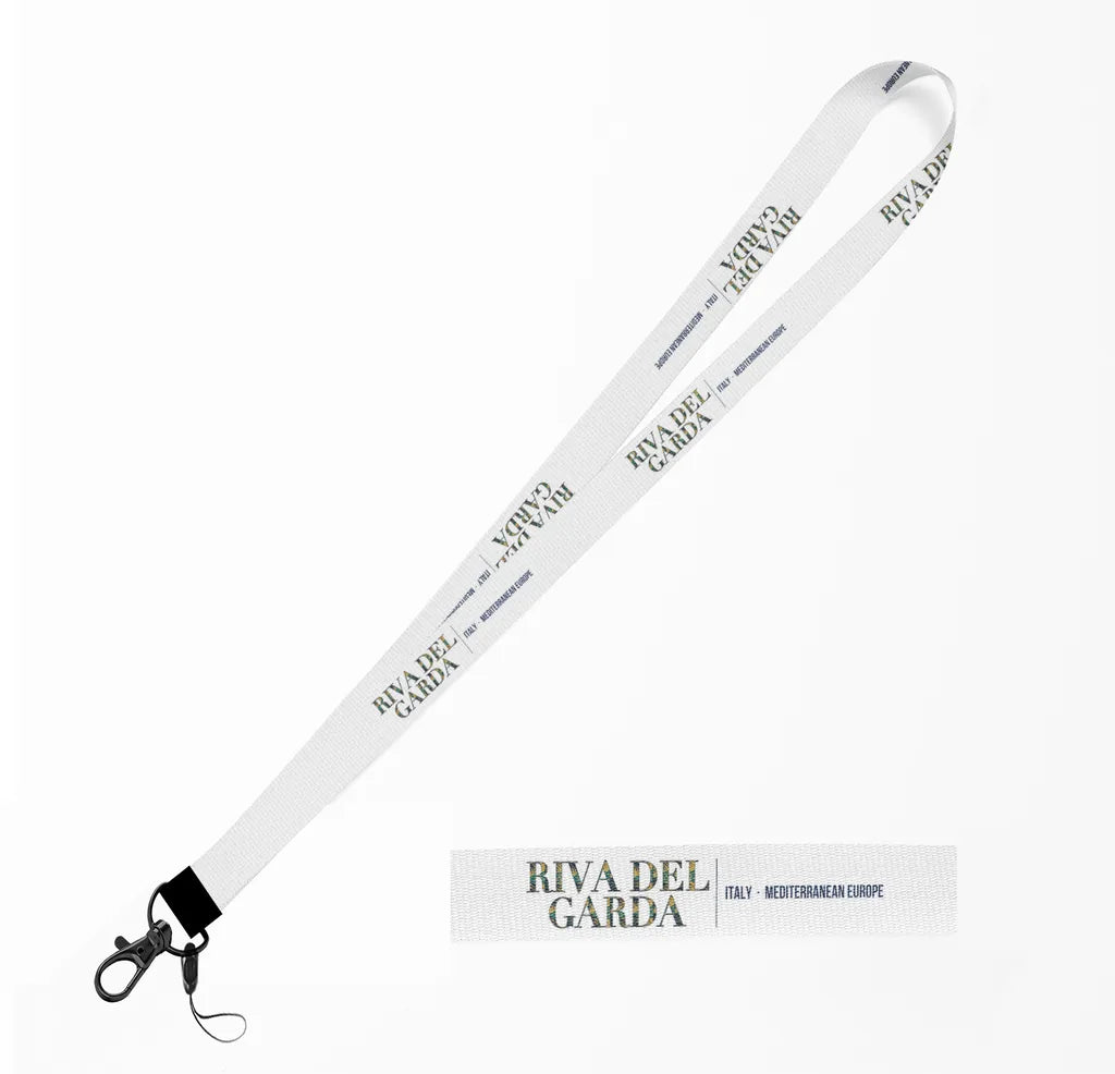 Riva del Garda City Series lanyard - white