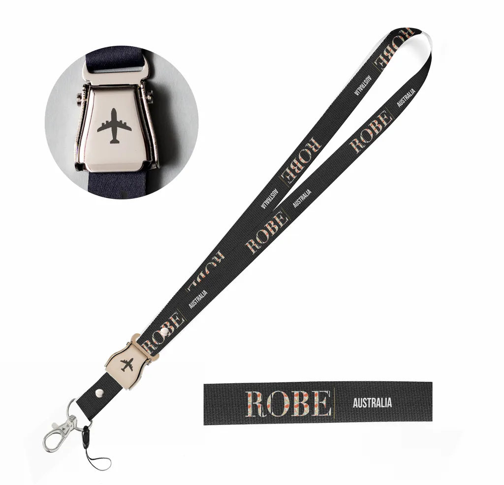 Robe City Series seat belt lanyard - black