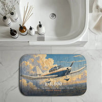 Thumbnail for Robin DR400 - 3D + Name - Bath Mat