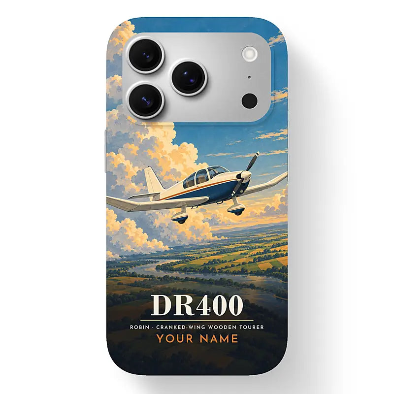 Robin DR400 - 3D + Name - MagSafe iPhone 17 Pro - Black