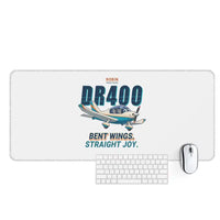 Thumbnail for Robin DR400 - Cartoon - Desk Mat - White