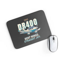 Thumbnail for Robin DR400 - Cartoon - Mouse Pad - Black