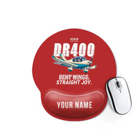 Thumbnail for Robin DR400 - Cartoon + Name - Ergonomic Mouse Pad - Red