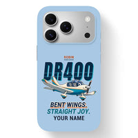 Thumbnail for Robin DR400 - Cartoon + Name - MagSafe iPhone 17 Pro - Light Blue