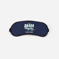 Thumbnail for Robin DR400 - Cartoon + Name - Sleep Mask - Navy Blue