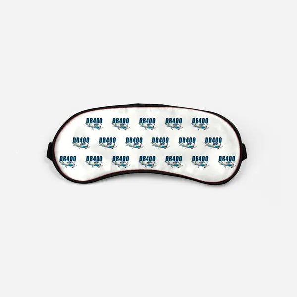 Robin DR400 - Cartoon Pattern - Sleep Mask - White