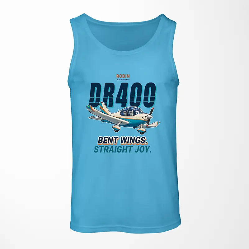 Robin DR400 - Cartoon - Tank Top - Sky Blue
