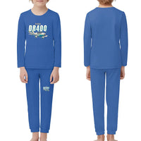 Thumbnail for Robin DR400 - Children Pajamas - Cartoon Chest - Blue