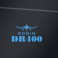 Thumbnail for Robin DR400 - Heritage Die-Cut - Sky Blue - Die-Cut - Close-up