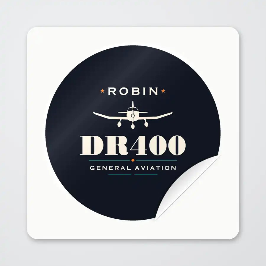 Robin DR400 - Heritage - Circle Sticker - Peel