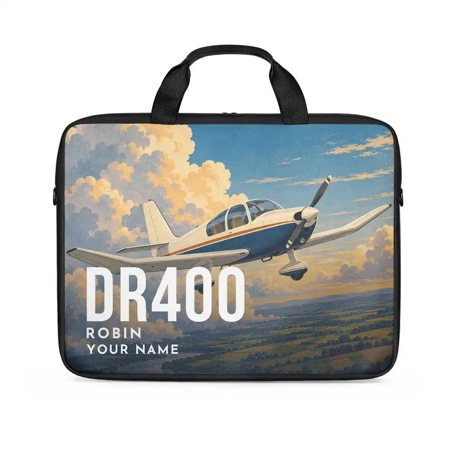 Robin DR400 - Laptop Bag + Name