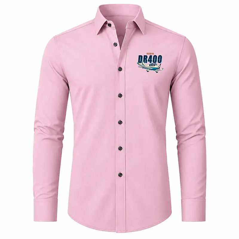 Robin DR400 - Long Sleeve Shirt - Cartoon - Pink