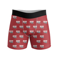 Thumbnail for Robin DR400 - Men Boxers - Cartoon Pattern - Red