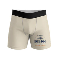 Thumbnail for Robin DR400 - Men Boxers - Heritage + Name - Beige