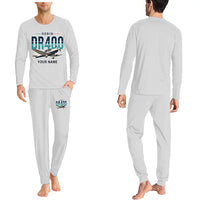 Thumbnail for Robin DR400 - Men Pajamas - Original Chest + Name - Light Gray