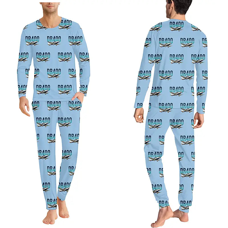 Robin DR400 - Men Pajamas - Original Pattern - Light Blue