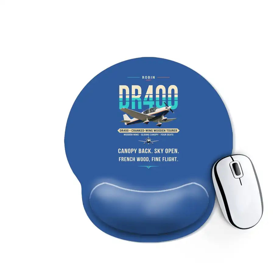 Robin DR400 - Original - Ergonomic Mouse Pad - Blue