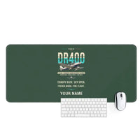 Thumbnail for Robin DR400 - Original + Name - Desk Mat - Dark Green