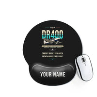 Thumbnail for Robin DR400 - Original + Name - Ergonomic Mouse Pad - Black