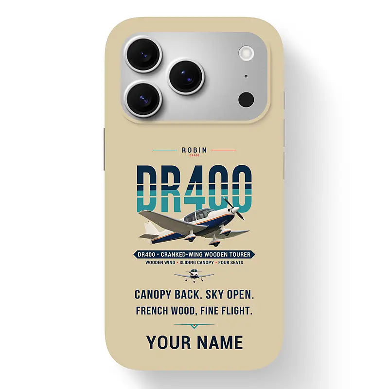 Robin DR400 - Original + Name - MagSafe iPhone 17 Pro - Beige