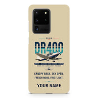 Thumbnail for Robin DR400 - Original + Name - Samsung Case - Beige