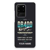 Thumbnail for Robin DR400 - Original + Name - Samsung Case - Black