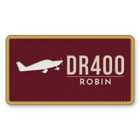 Thumbnail for Robin DR400 Patches - Rectangle - Burgundy Cream