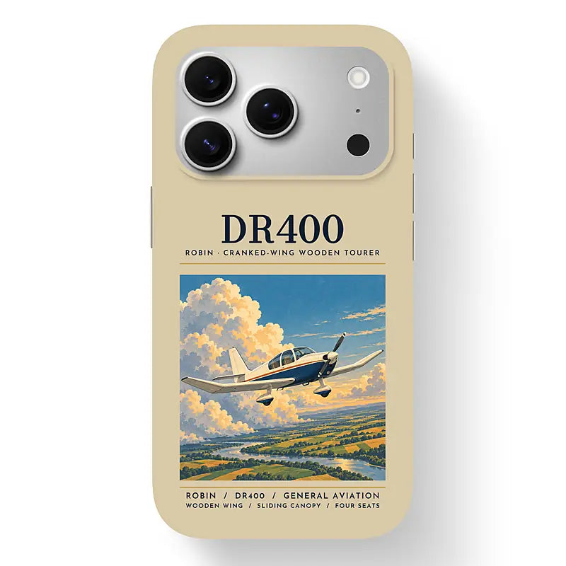 Robin DR400 - Poster - MagSafe iPhone 17 Pro - Beige