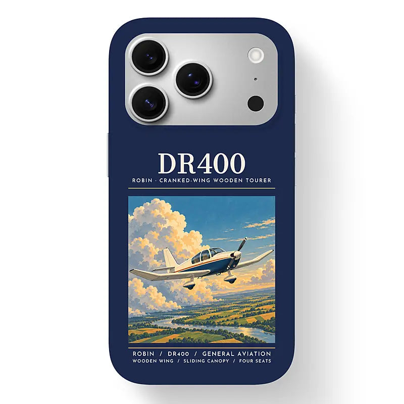 Robin DR400 - Poster - MagSafe iPhone 17 Pro - Navy Blue
