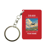 Thumbnail for Robin DR400 - Poster + Name - Key Chain - Red