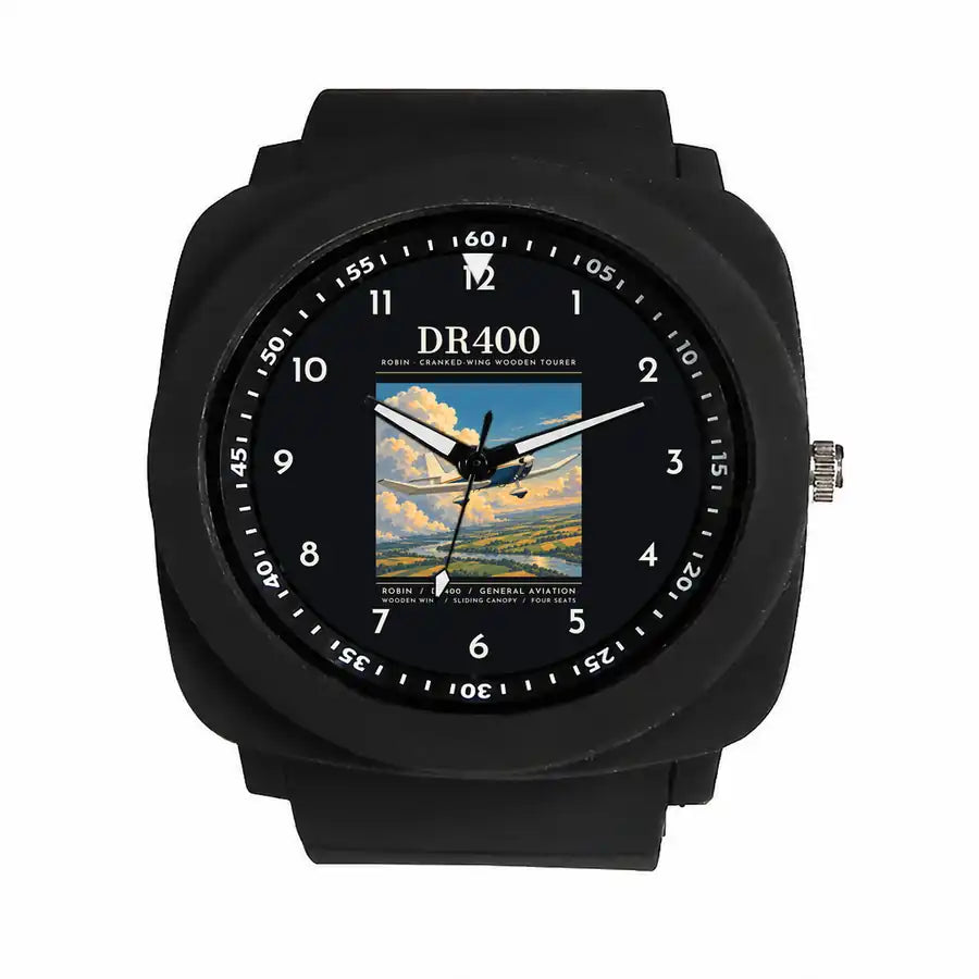 Robin DR400 - Poster - Rubber Strap - Black
