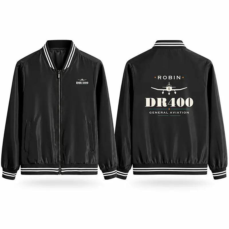 Robin DR400 Stylish Jackets - Baseball Collar - Heritage - Black