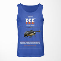 Thumbnail for Robinson R66 design on blue tank top