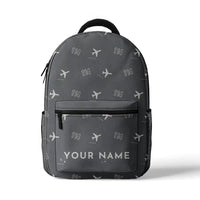Thumbnail for Rockwell Commander 114 - 3D Backpack - 3D Pattern + Name - Gray