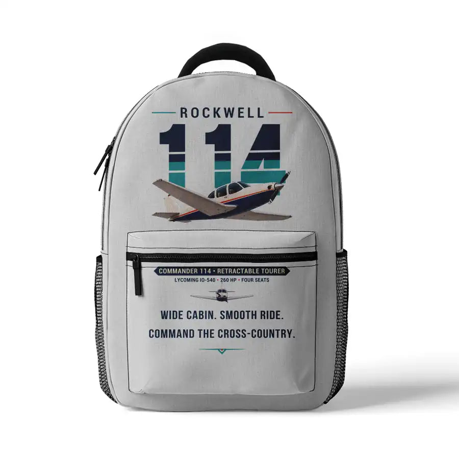 Rockwell Commander 114 - 3D Backpack - Original - White