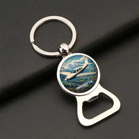 Thumbnail for Rockwell Commander 114 - 3D + Name - Bottle Opener Key Chain - Full Print