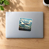 Thumbnail for Rockwell Commander 114 - 3D - Square Sticker - MacBook