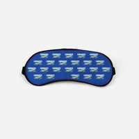 Thumbnail for Rockwell Commander 114 - Cartoon Pattern - Sleep Mask - Blue